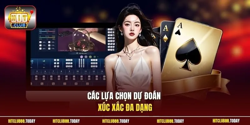 Các lựa chọn dự đoán xúc xắc đa dạng