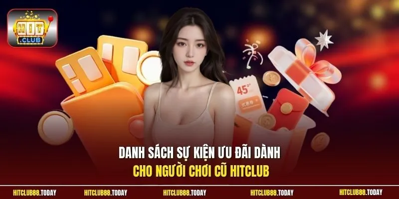 Tri Ân Khách Cũ Hitclub - Ưu Đãi Riêng Cho Khách Hàng Lâu Năm 3 Sunwin Danh sách sự kiện ưu đãi dành cho người chơi cũ Hitclub